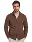 Barbour gebreid vest bruin gemeleerd