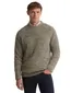 Barbour trui groen gemeleerd grof gebreid