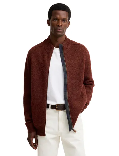 Barbour Vest Barbour bruin gebreid
