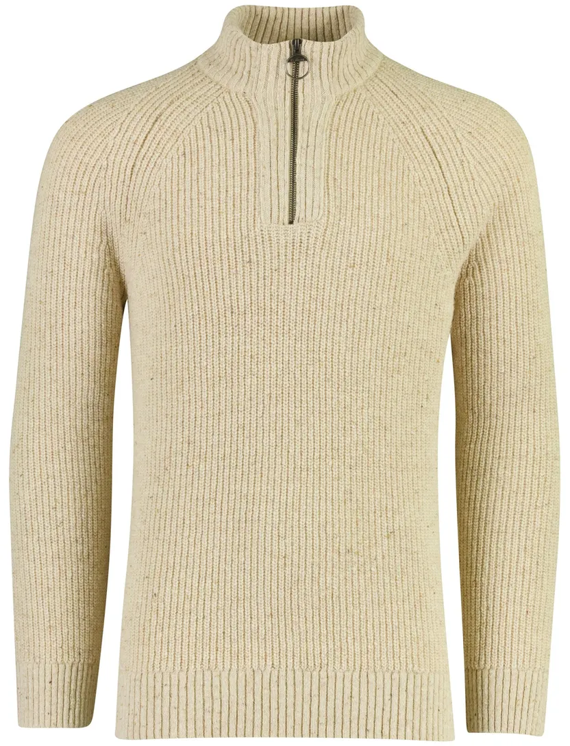 Trui Barbour beige gebreid