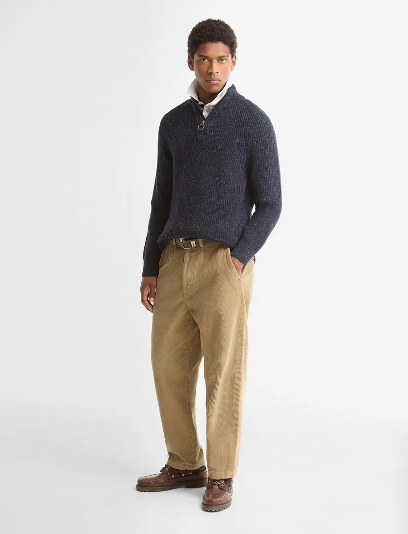 Trui Barbour blauw wol