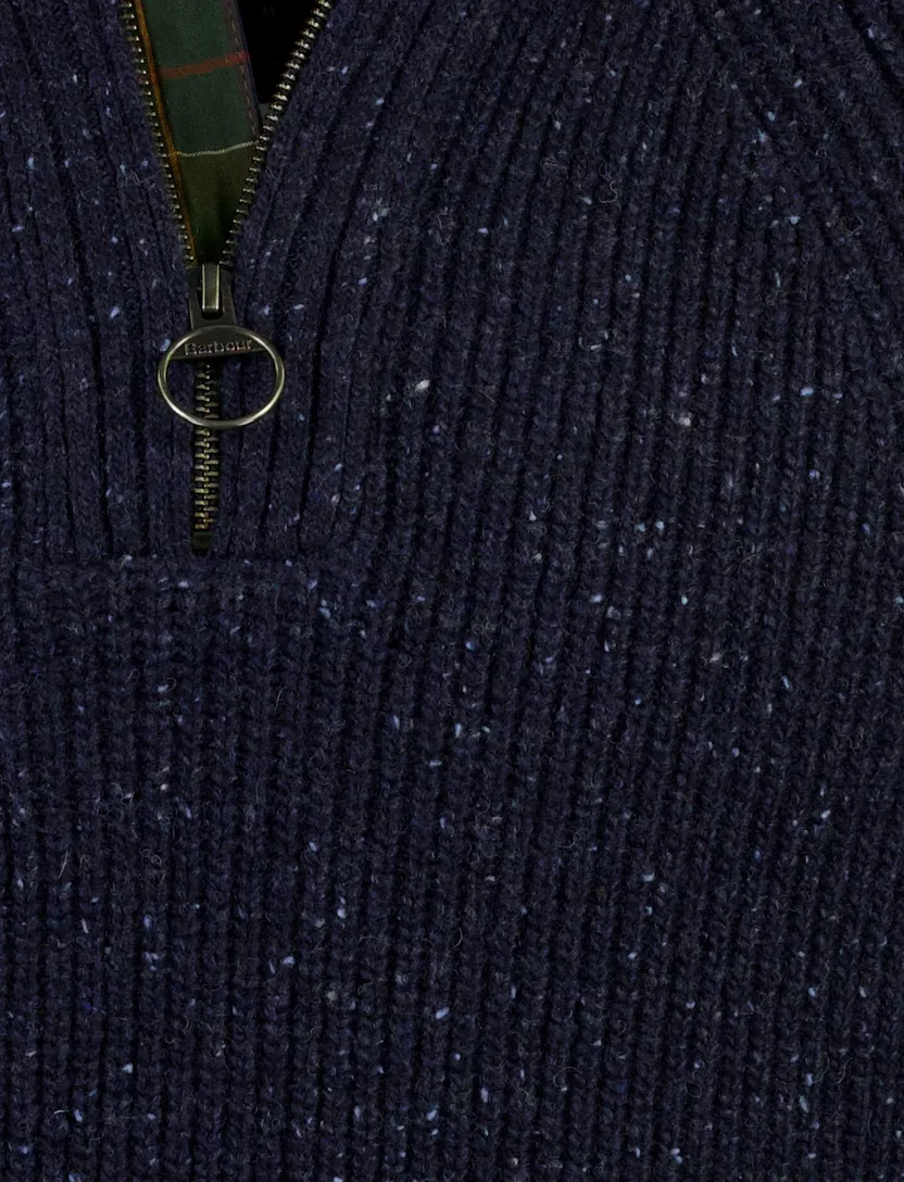 Trui Barbour blauw wol