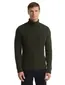 Barbour trui groen rollneck sweater grof gebreid