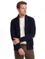 Vest Barbour donkerblauw wol elleboogstukken