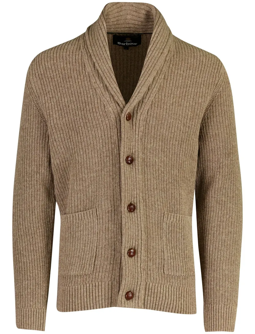 Barbour vest bruin 100% wol warm