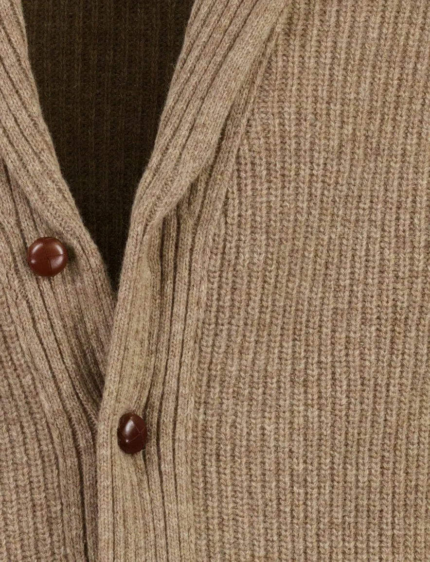 Barbour vest bruin wol