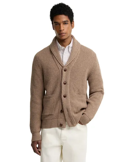Barbour Barbour vest bruin 100% wol warm