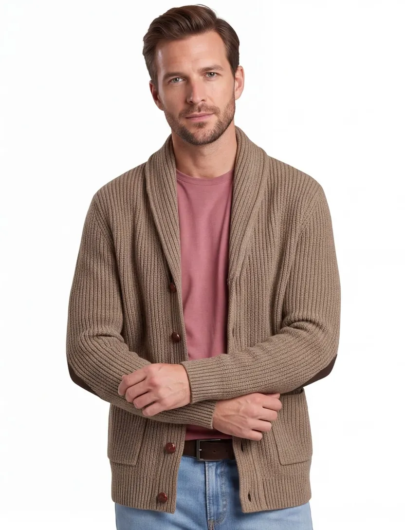 Barbour vest bruin 100% wol warm