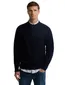 Barbour trui ronde hals donkerblauw gebreid