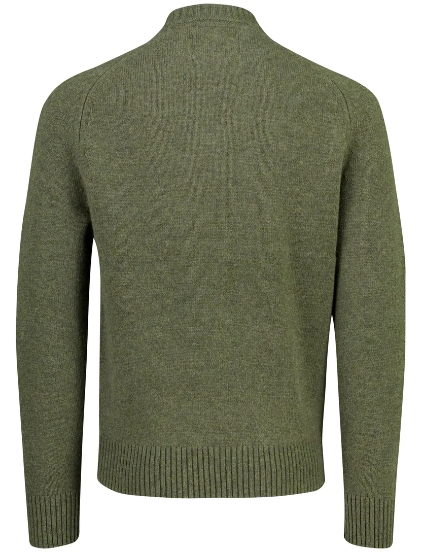 Trui Barbour groen ronde hals