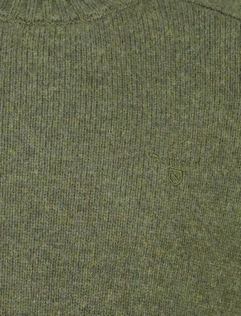 Trui Barbour groen ronde hals