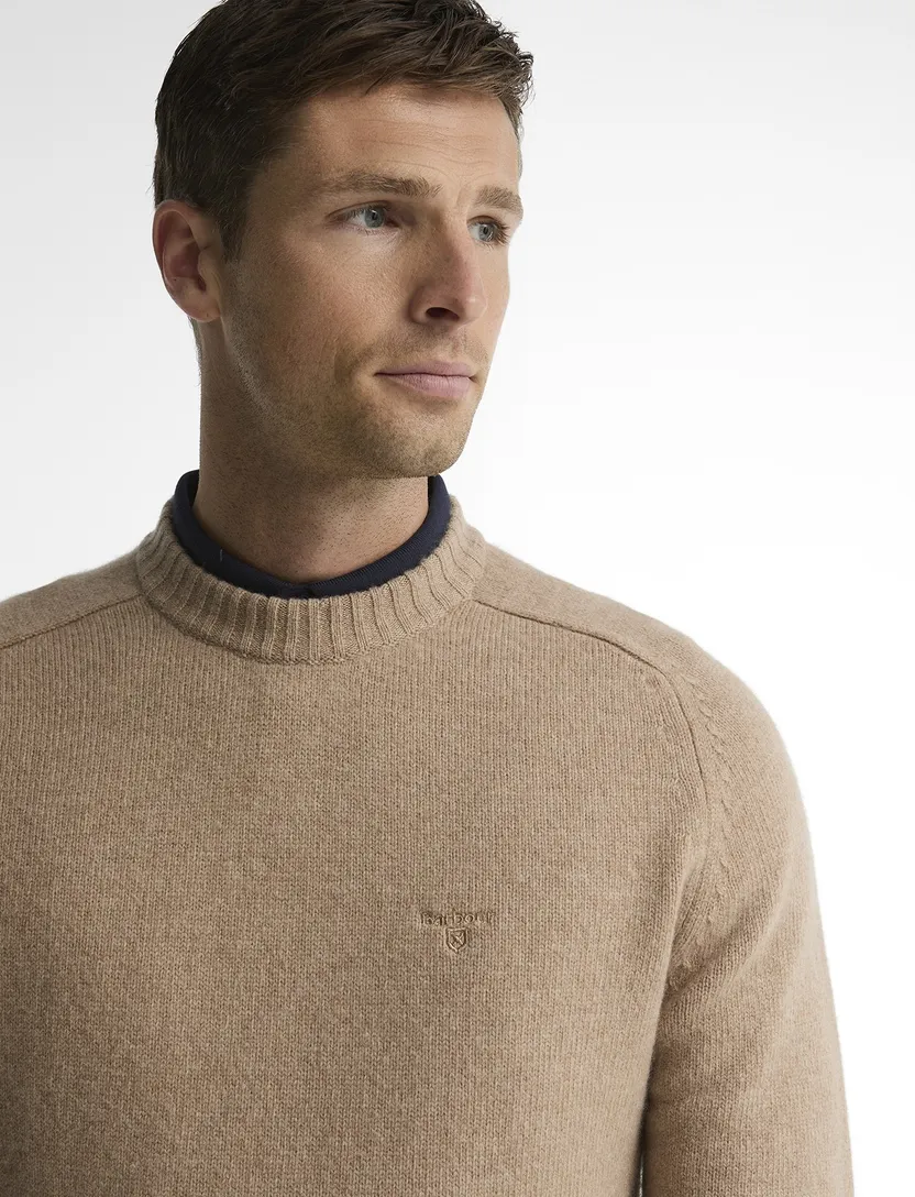 Trui Barbour camel lamswol