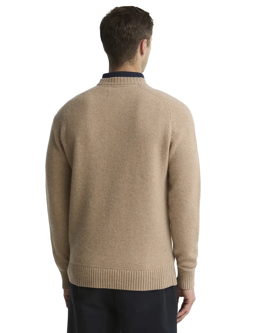Trui Barbour camel lamswol