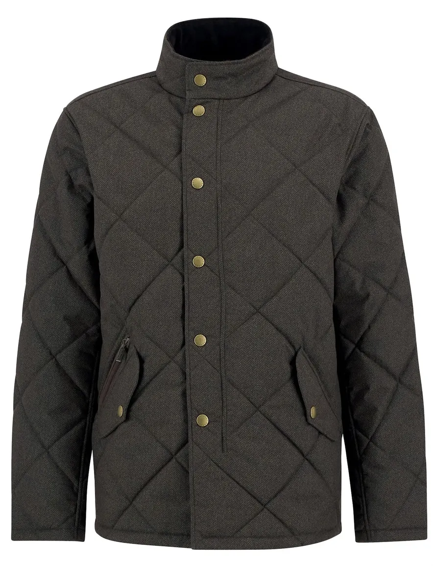 Barbour quilted jacket olijfgroen