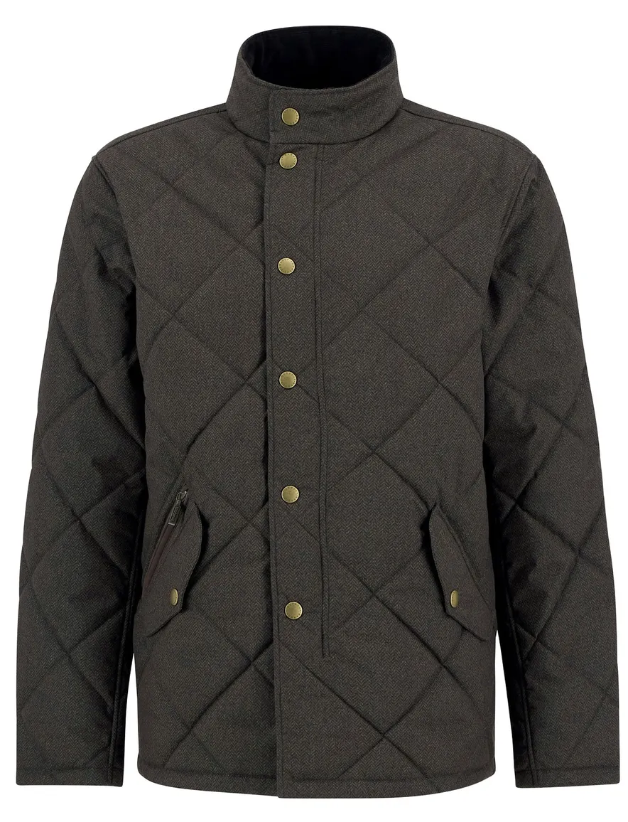 Barbour quilted jacket olijfgroen
