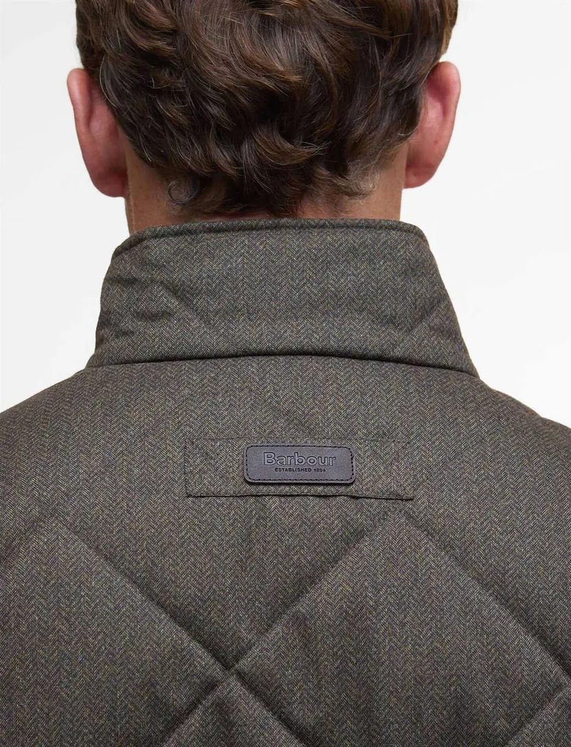 Quilted jacket Barbour groen