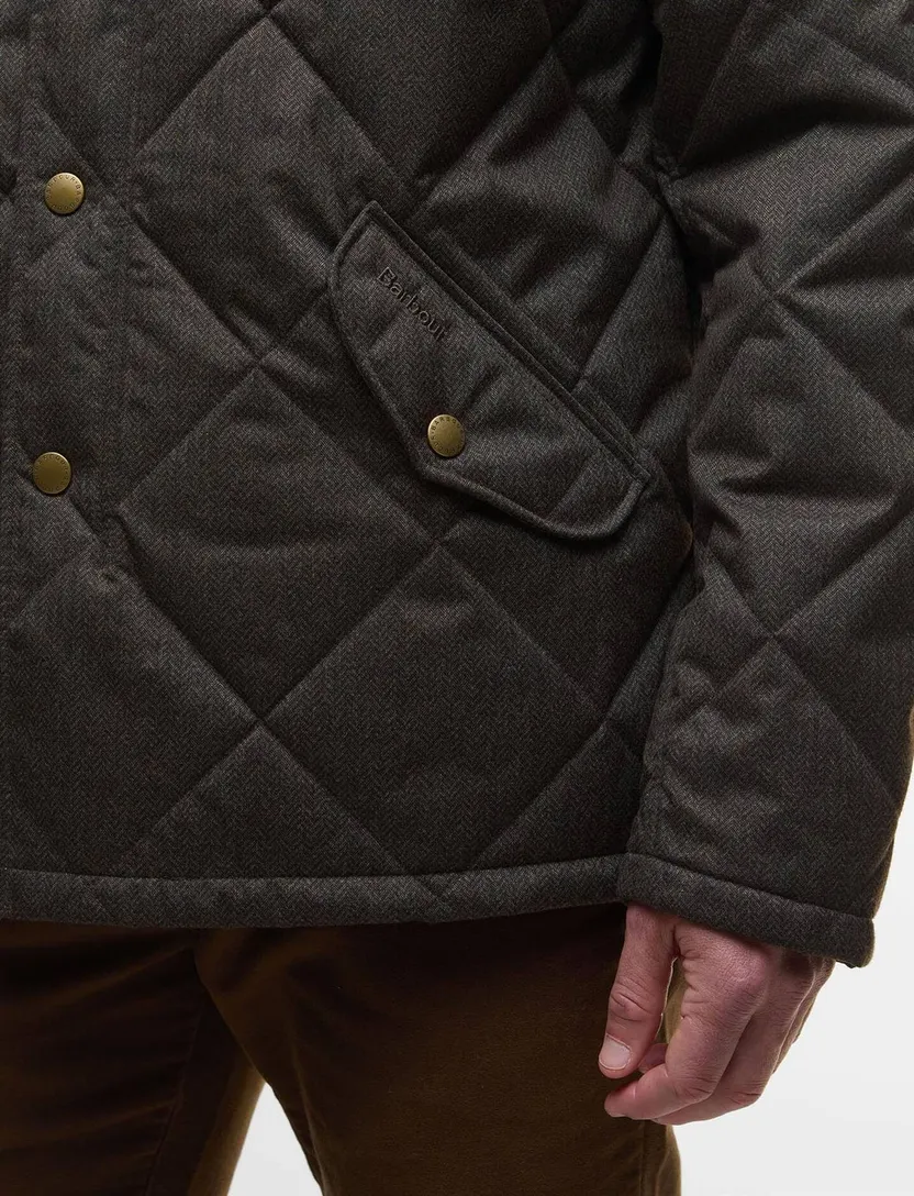 Quilted jacket Barbour groen