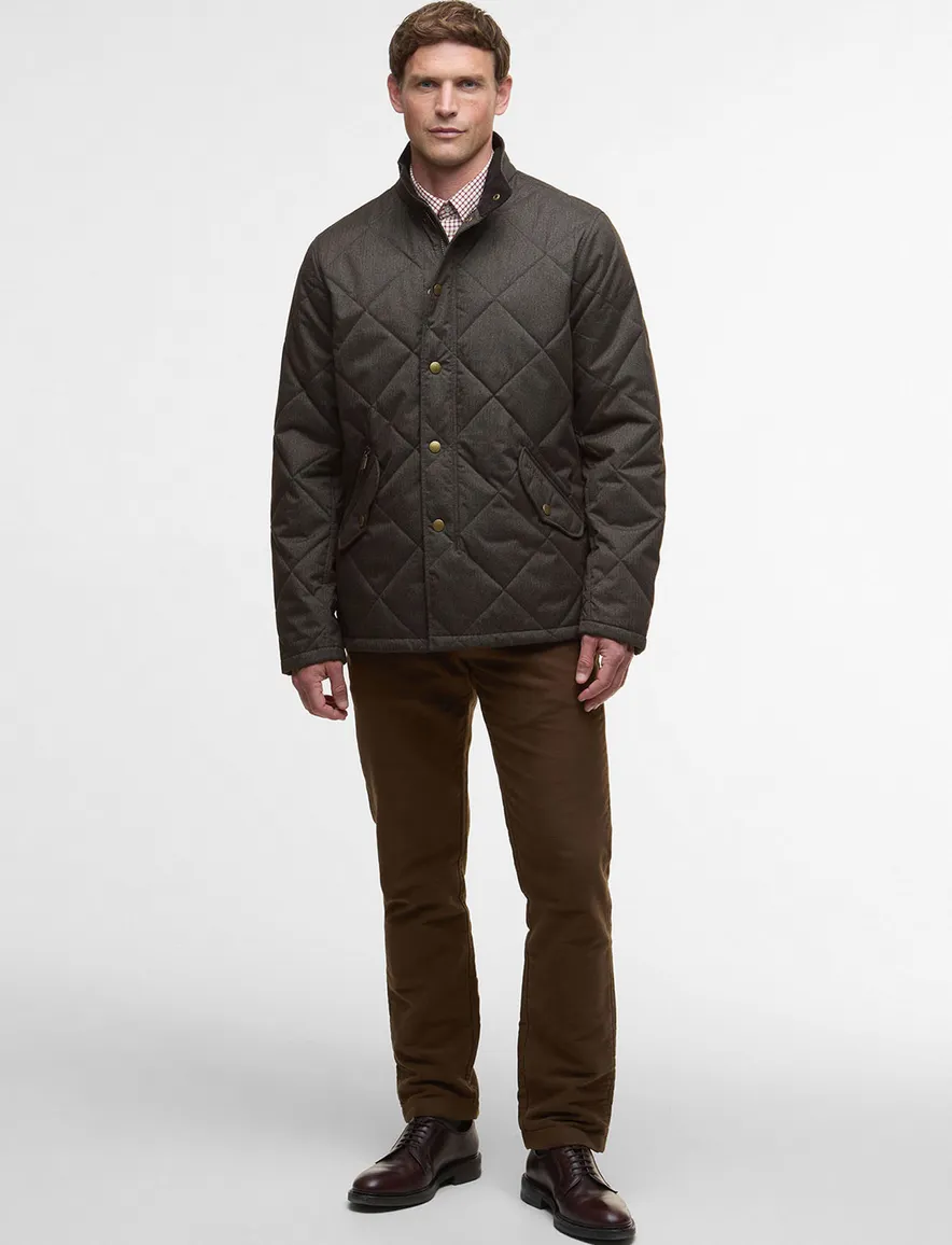 Barbour quilted jacket olijfgroen