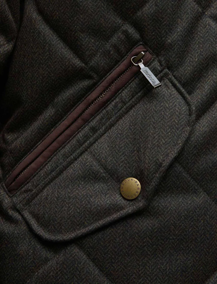 Quilted jacket Barbour groen