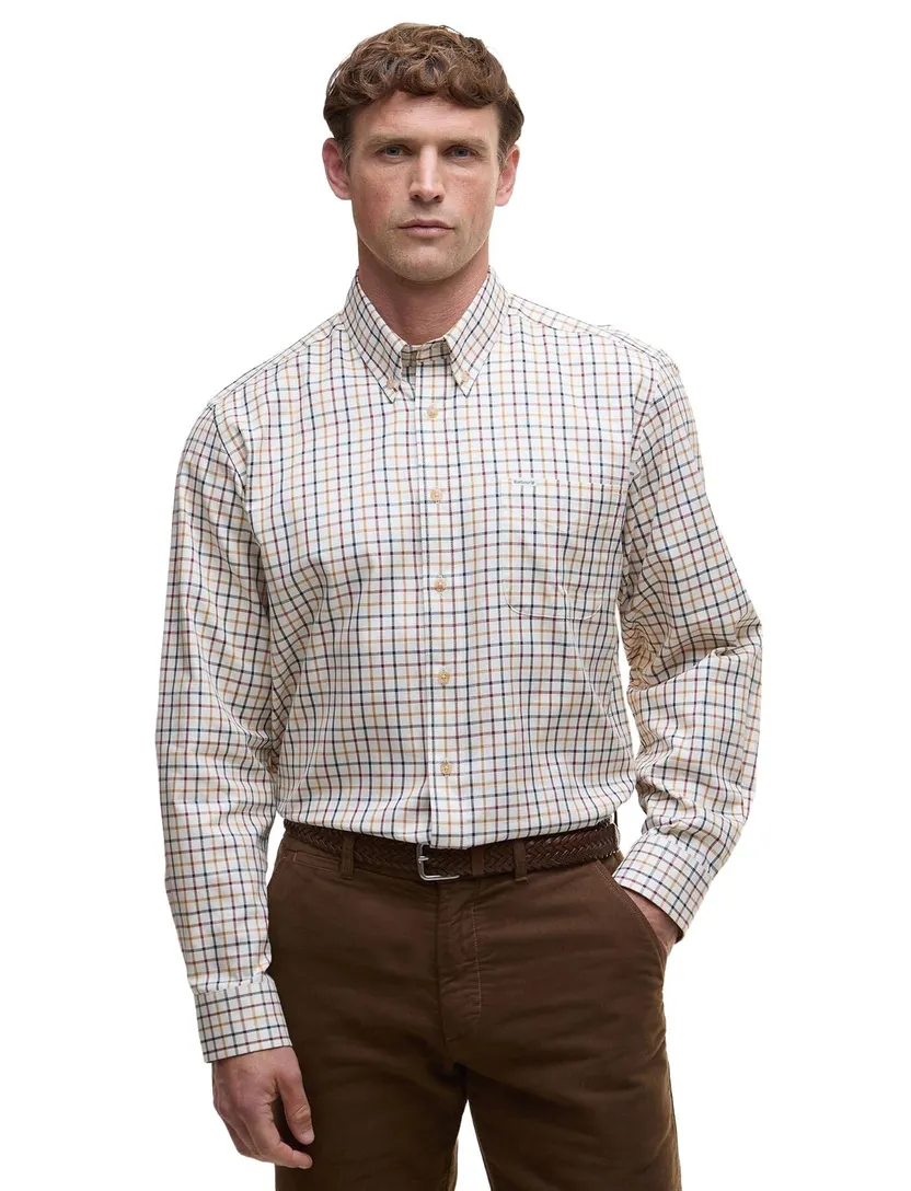 Overhemden Barbour Relaxed Fit wit