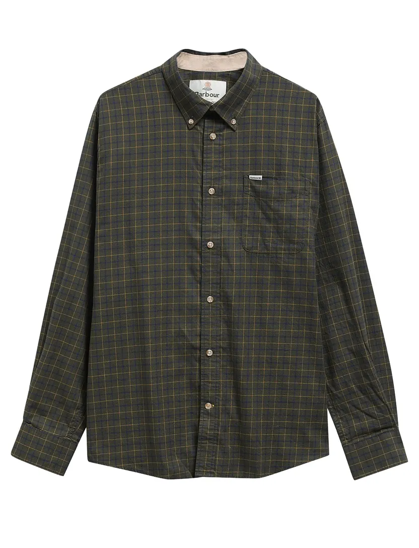 Overhemden Barbour Regular Fit groen