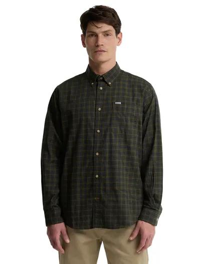 Barbour Overhemden Barbour Regular Fit groen
