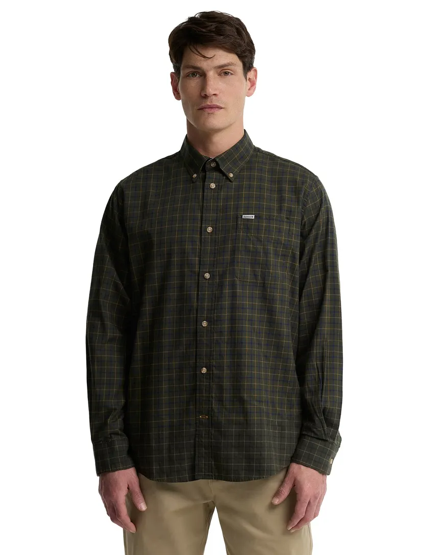 Overhemden Barbour Regular Fit groen