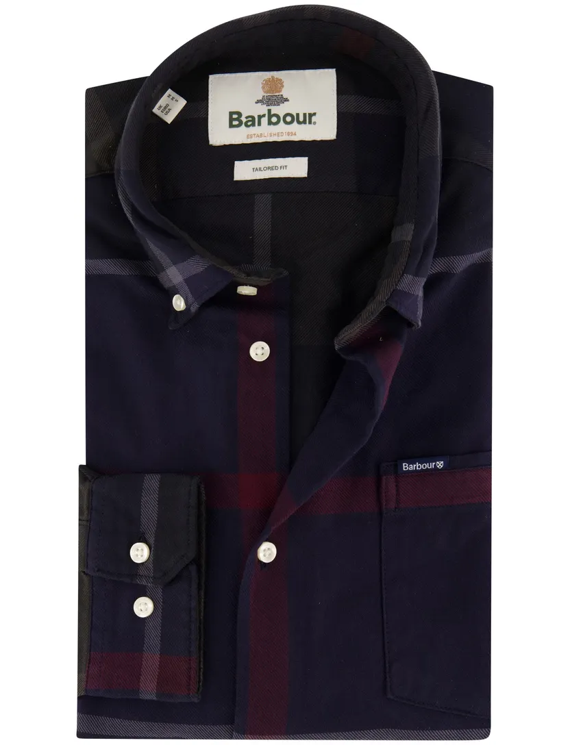 Flanel overhemd Barbour groen