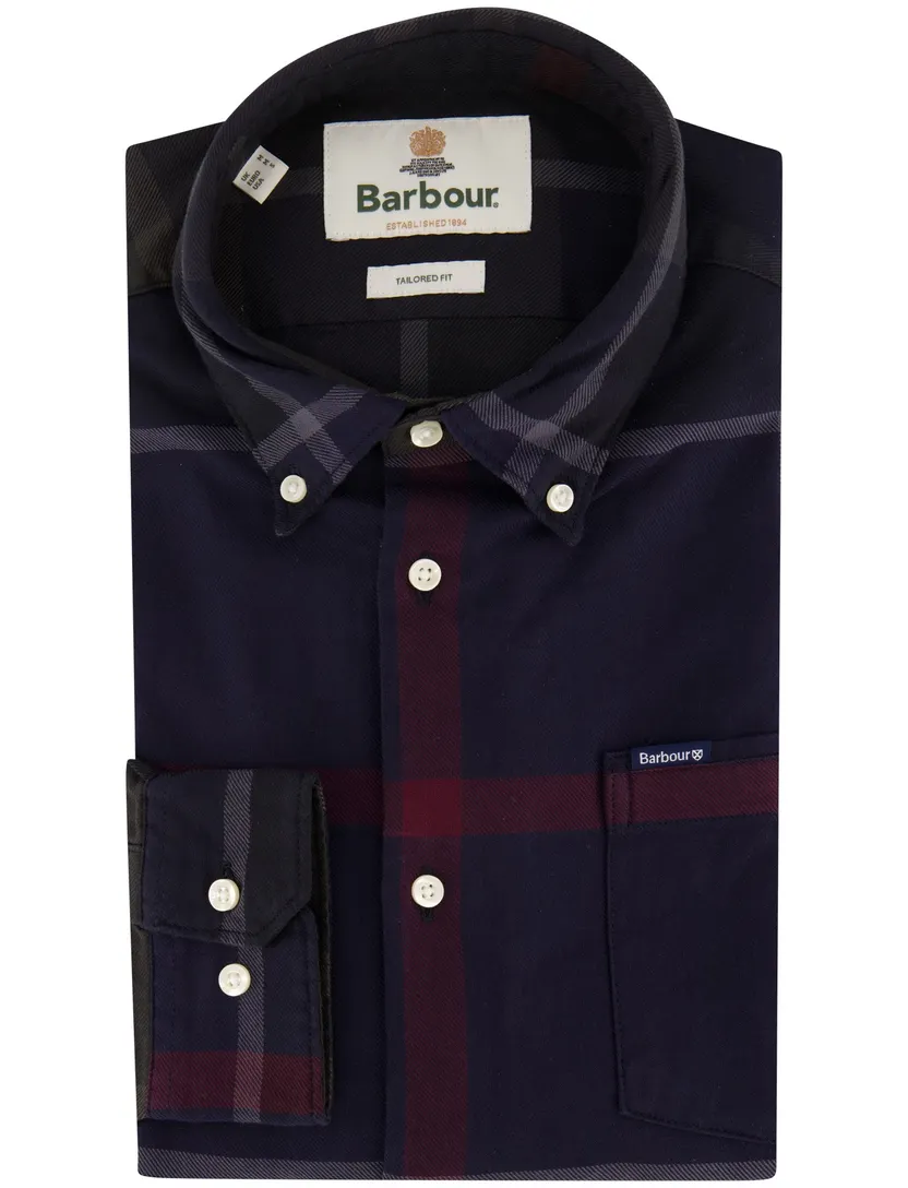 Flanel overhemd Barbour groen