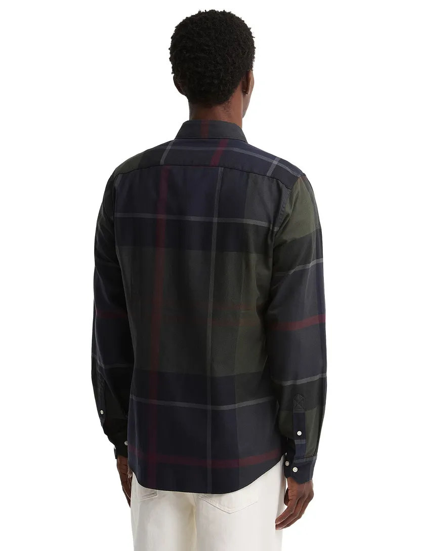 Flanel overhemd Barbour groen
