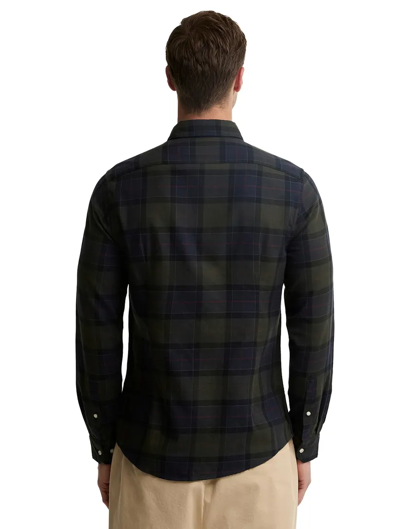Overhemd Barbour Tailored Fit groen