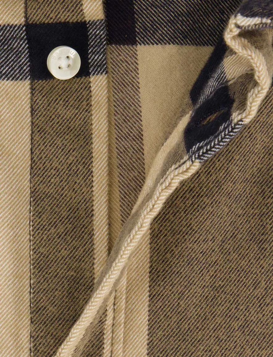 Overhemd Barbour bruin ruit