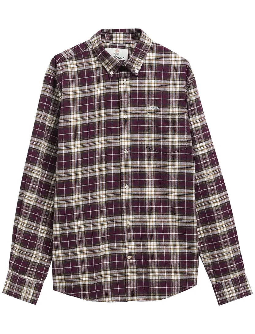 Overhemden Barbour Regular Fit bordeaux