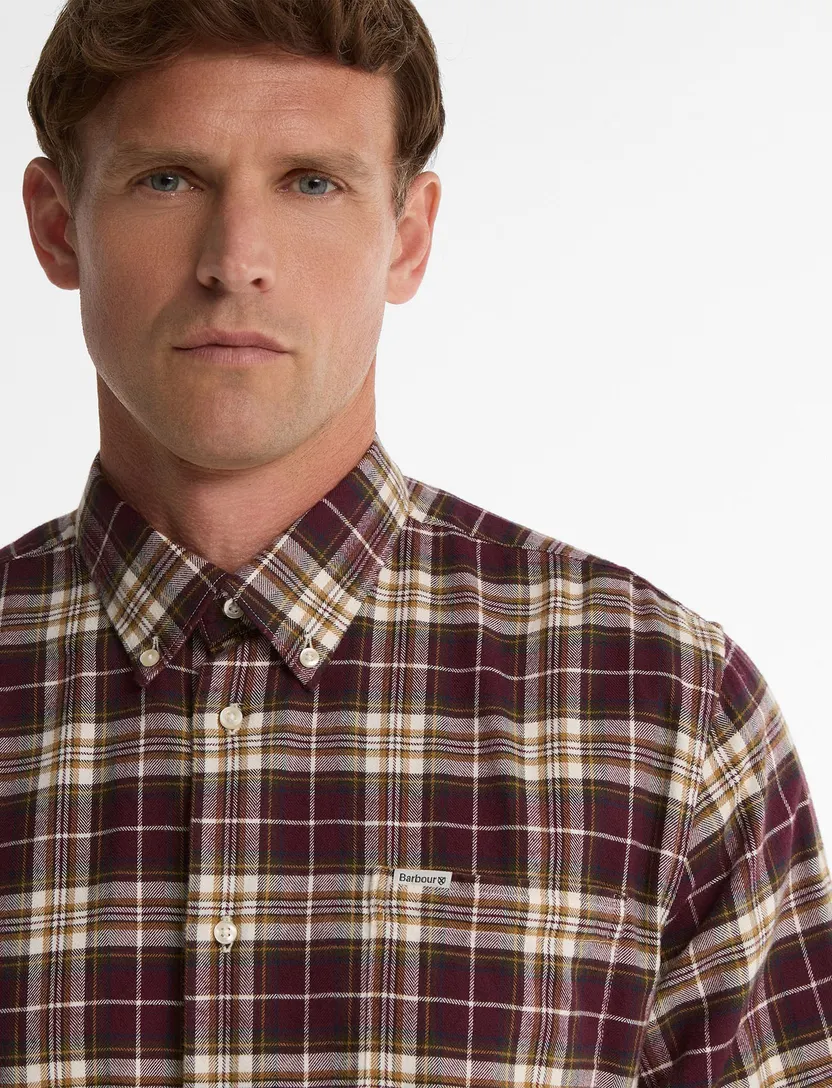 Overhemden Barbour Regular Fit bordeaux