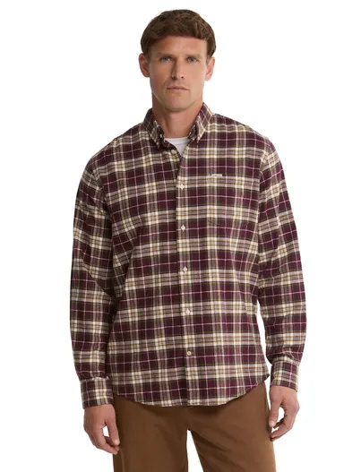 Barbour Overhemden Barbour Regular Fit bordeaux