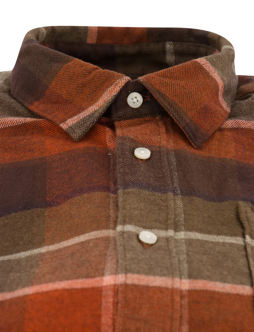 Overhemden Barbour Relaxed Fit bruin
