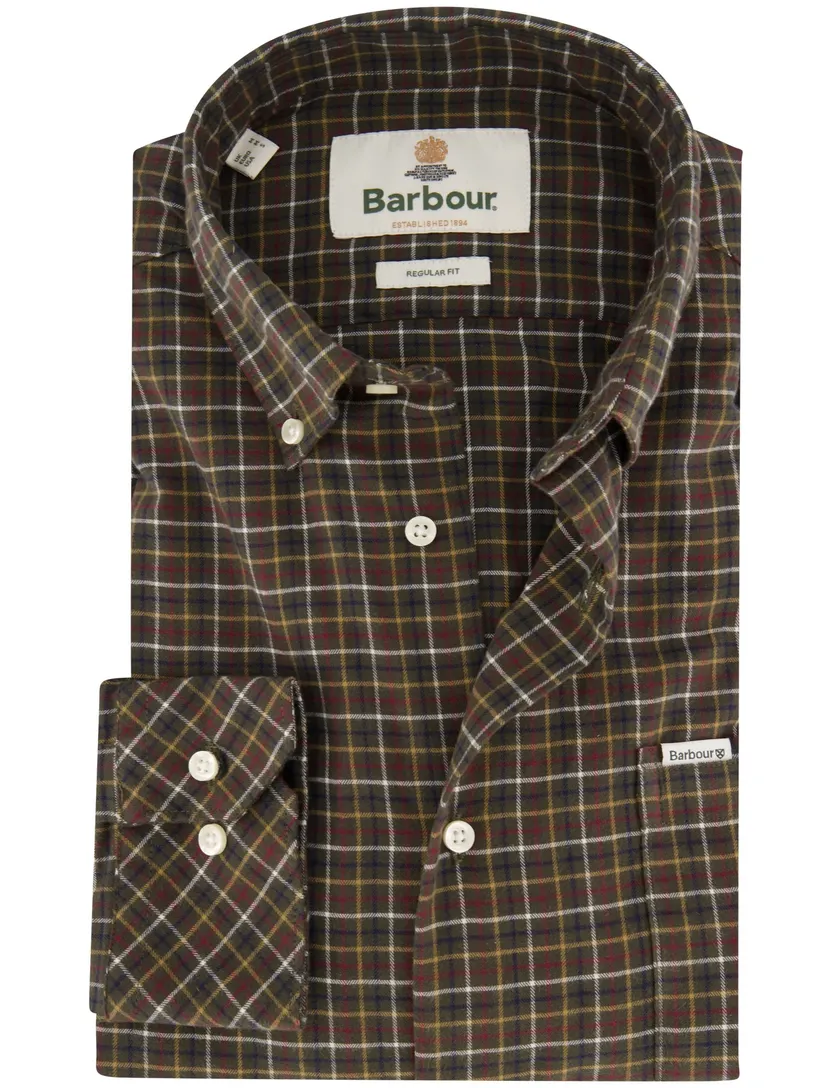 Overhemd Barbour Regular Fit groen
