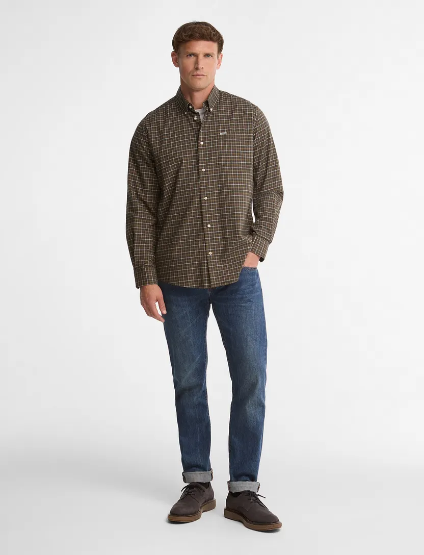 Overhemd Barbour Regular Fit groen