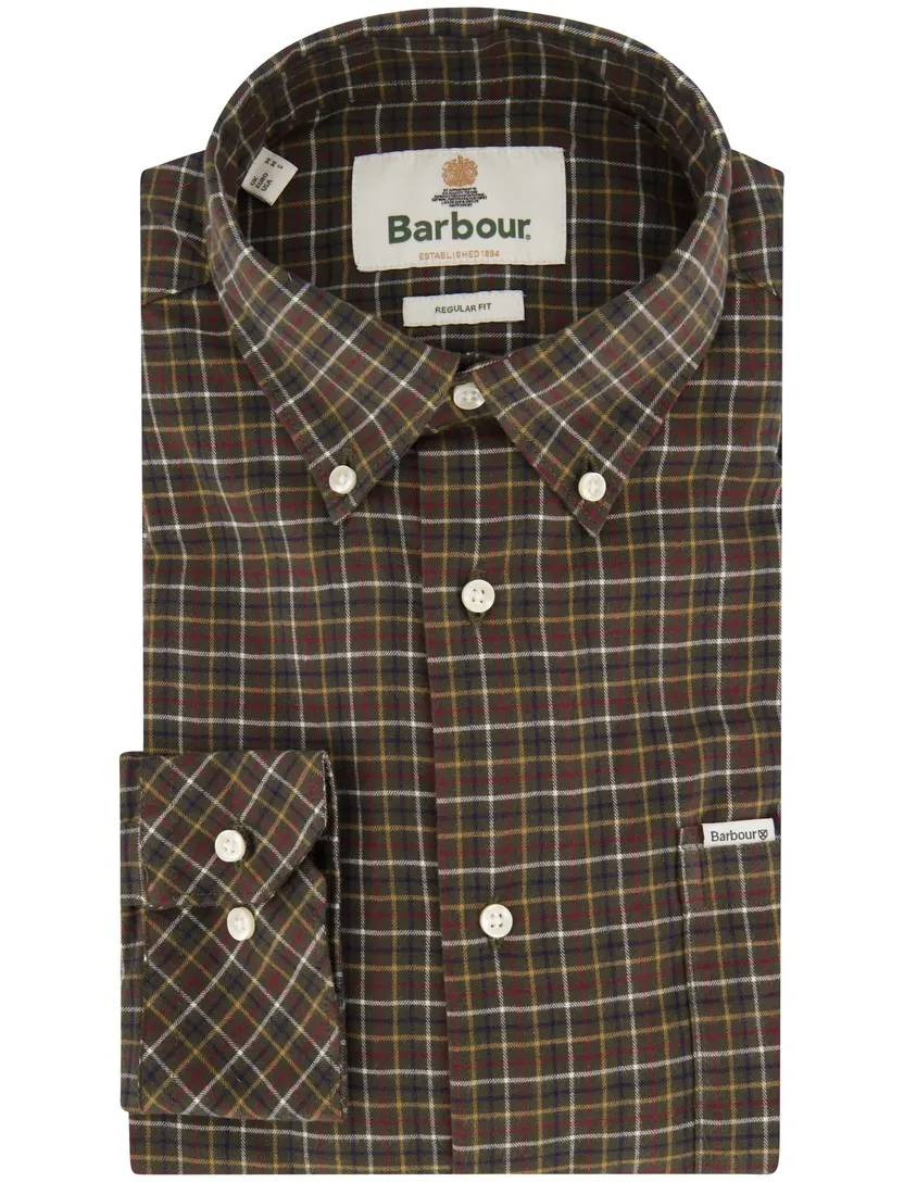Overhemd Barbour Regular Fit groen
