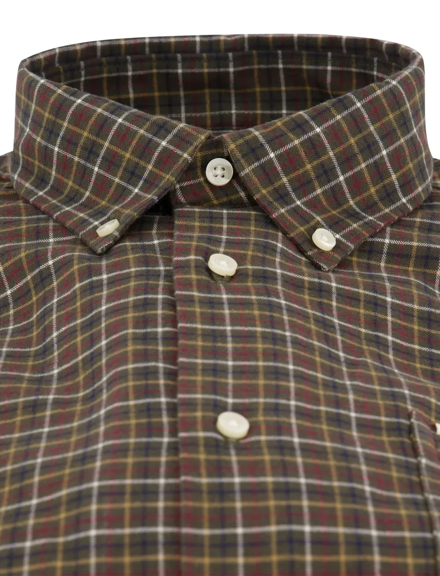 Barbour Regular Fit overhemd groen geruit