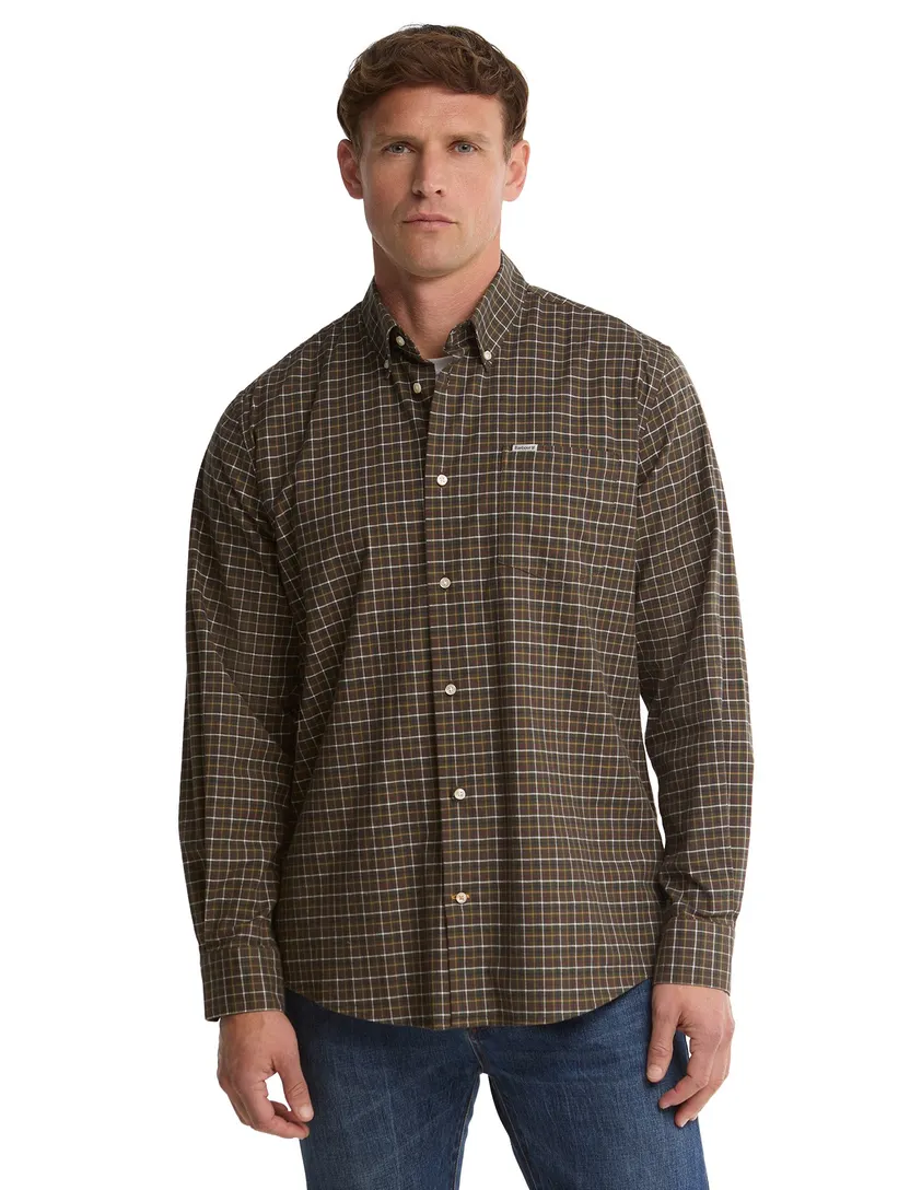 Overhemd Barbour Regular Fit groen