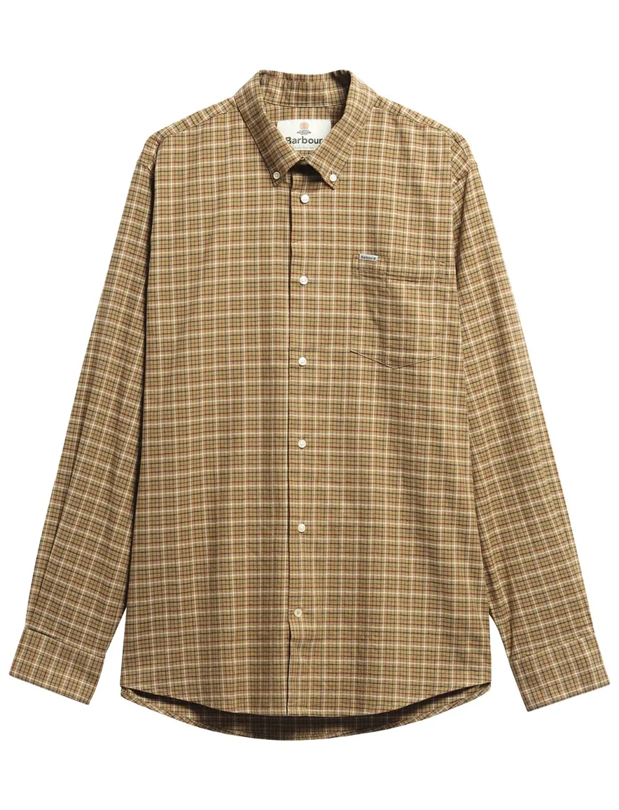 Barbour Regular Fit overhemd bruin geruit