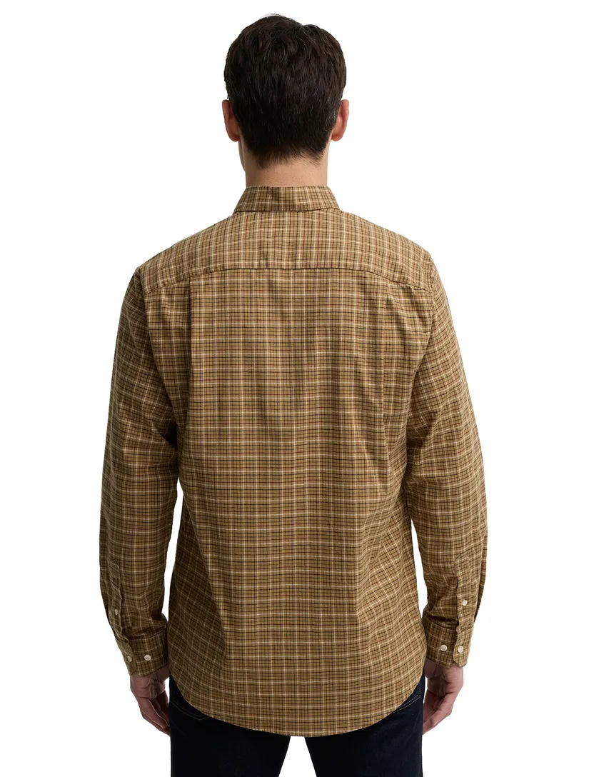 Overhemden Barbour Regular Fit bruin geruit