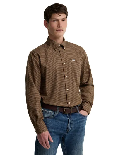 Barbour Overhemd Barbour Regular Fit khaki