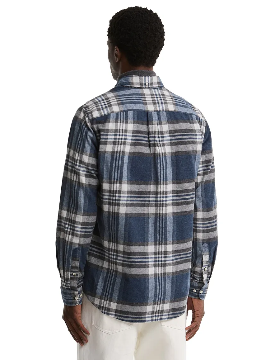Barbour Tailored Fit overhemd blauw geruit