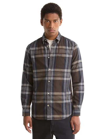 Barbour Overhemd Barbour Tailored Fit bruin