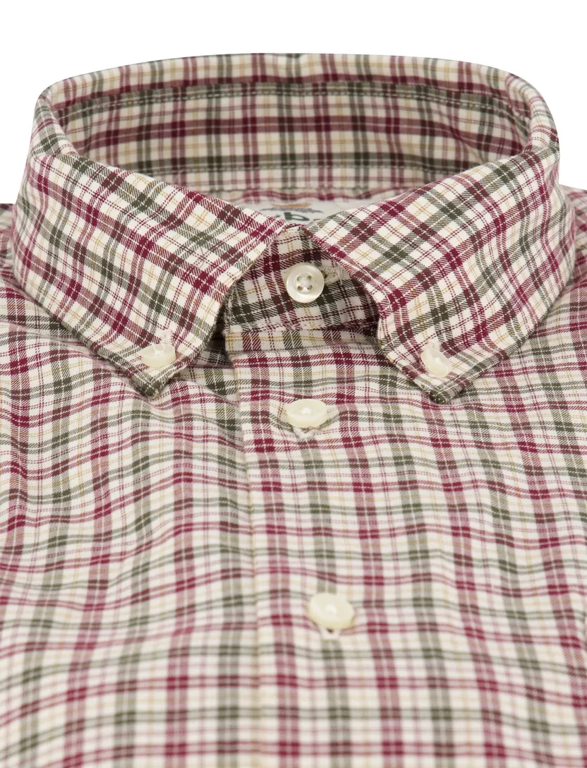 Overhemden Barbour Regular Fit aubergine