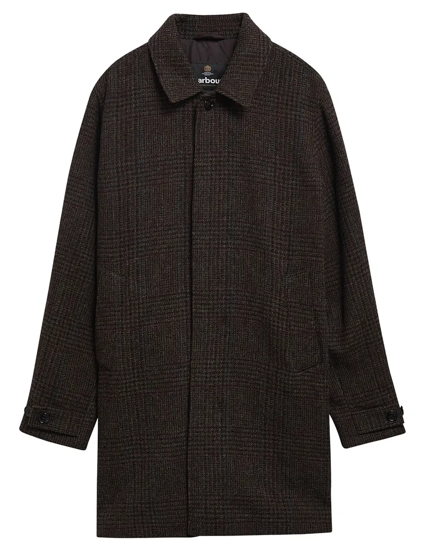 Overjas Barbour bruin wol