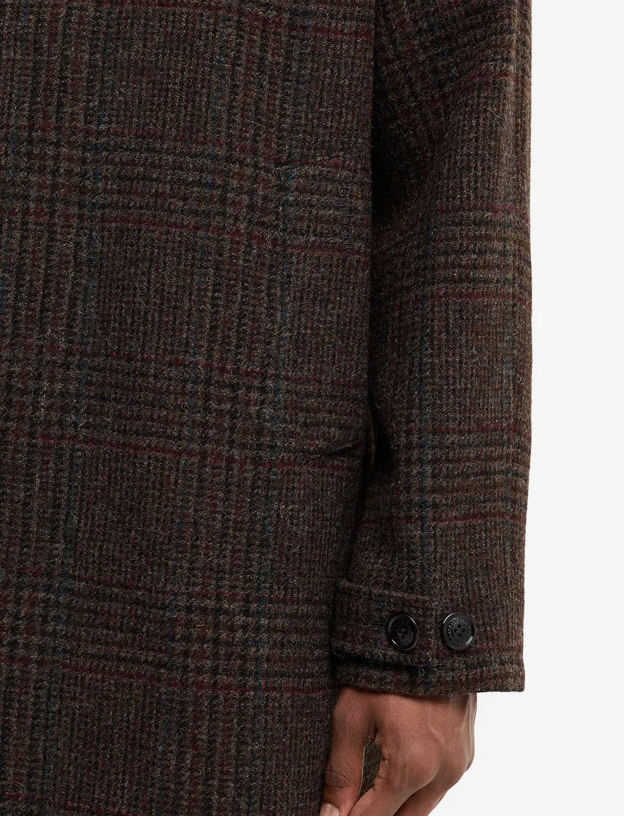 Barbour wollen overjas bruin