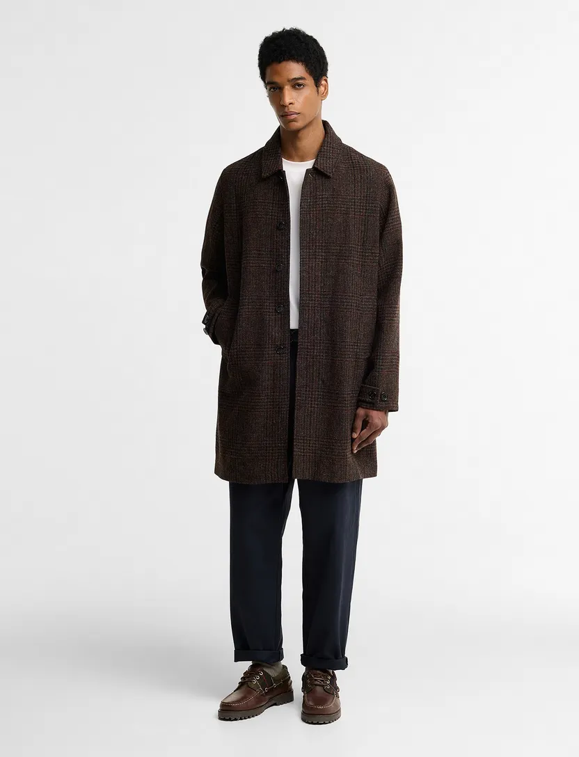 Overjas Barbour bruin wol